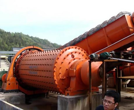 球磨机加工现场